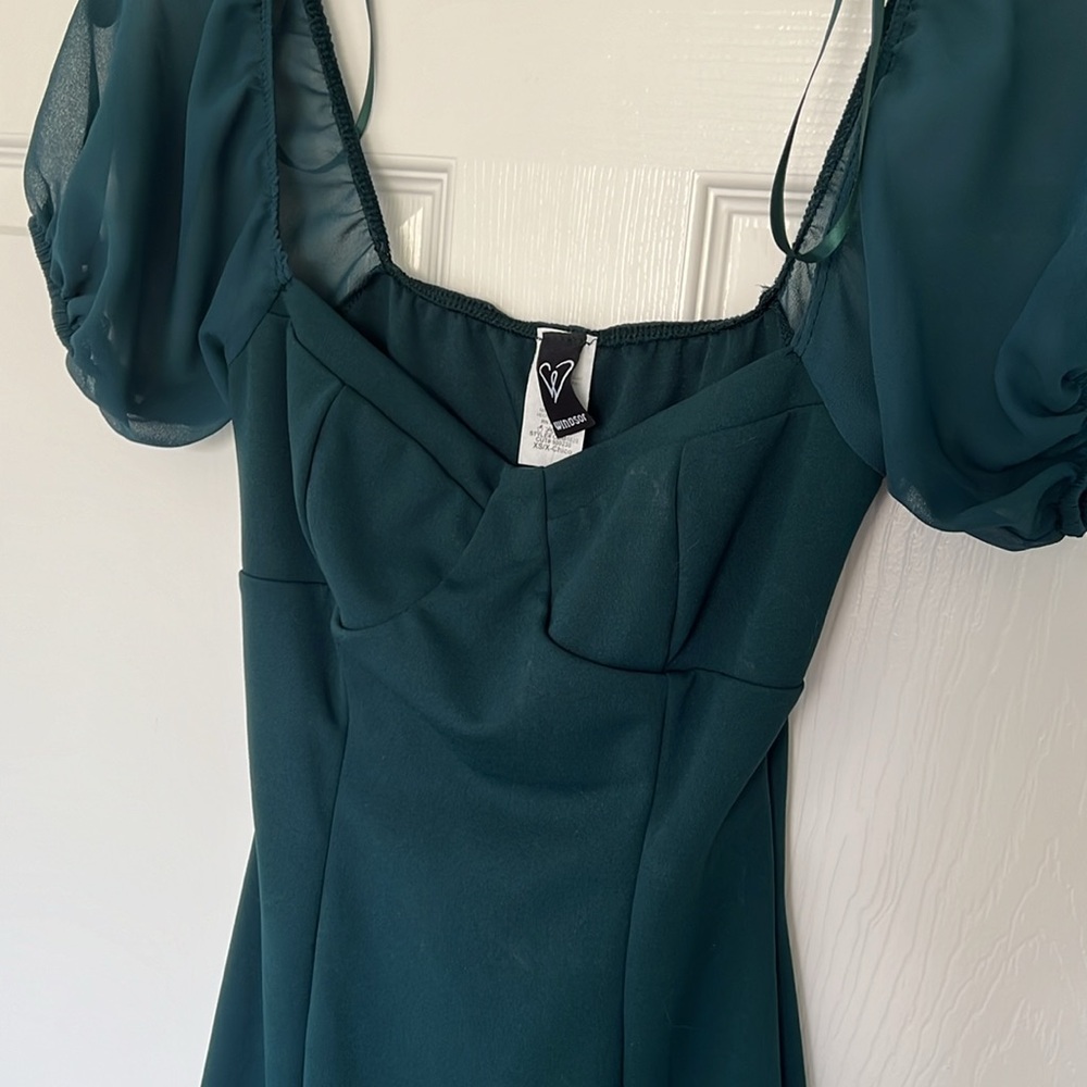 Hunter Green mini dress XS